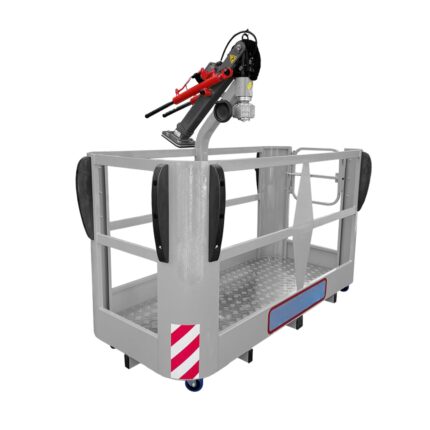 Cesta porta operarios de hierro giratoria CPGR-4H-F