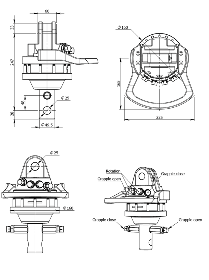 rotator r3c medidas